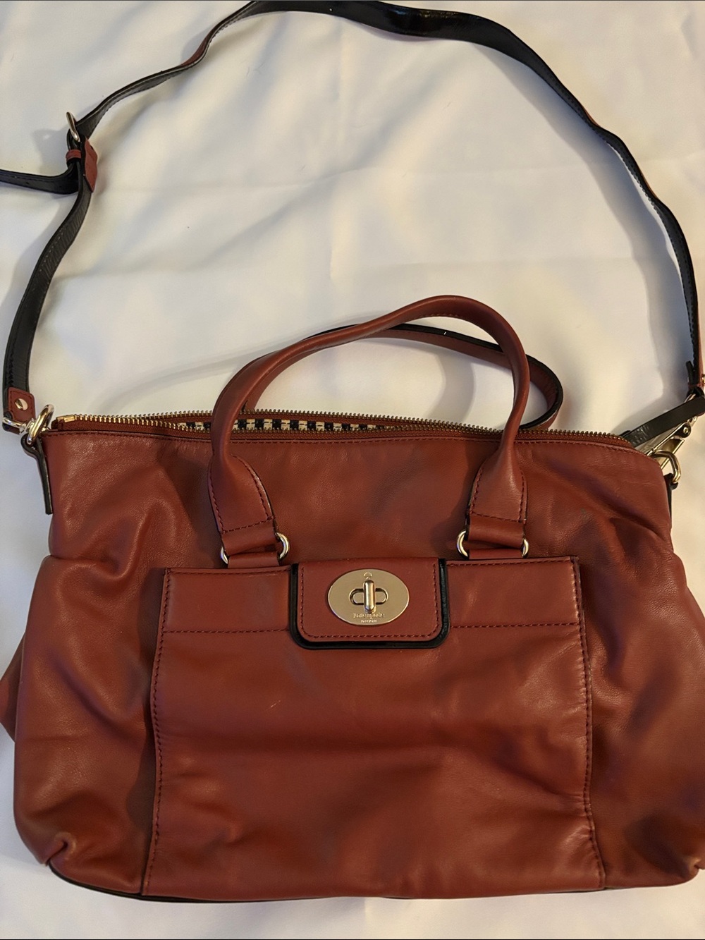 Kate Spade Brown Leather Crossbody